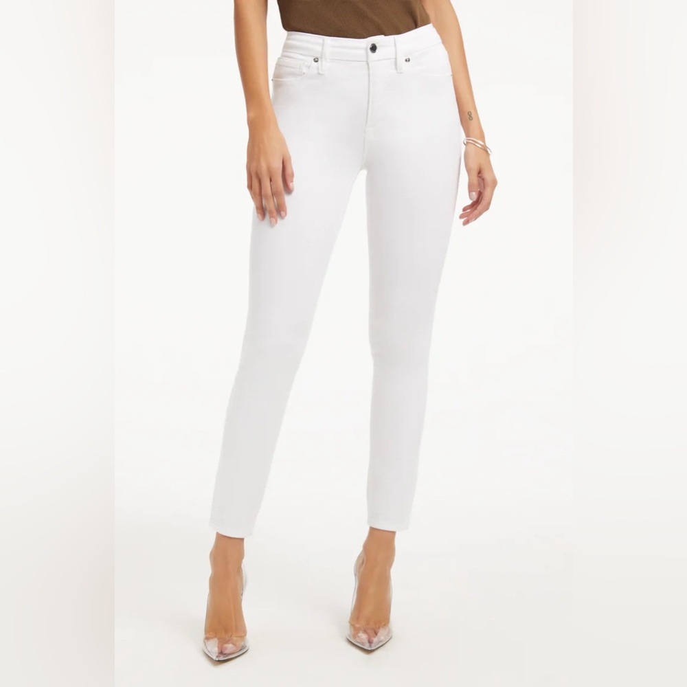 Good American white jeans